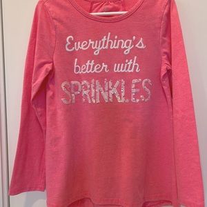 Children’s Place Ling Sleeve Top, Size 7/8